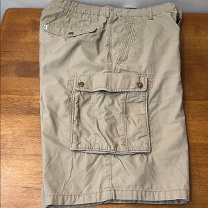 Levi's Khaki cargo shorts size W33